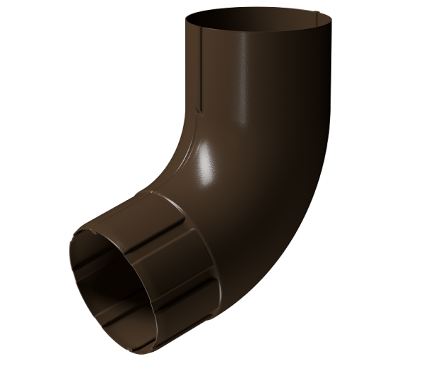 Колено 72° D90 Döcke STAL PREMIUM Каштан, (RAL 8017) купить в Тольятти