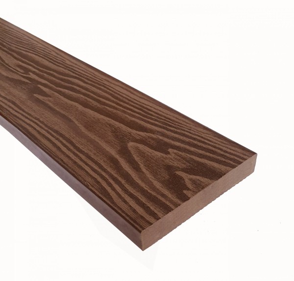 Террасная доска из ДПК Terrapol Смарт 3D Полнотелая без паза Орех Милано купить в Тольятти