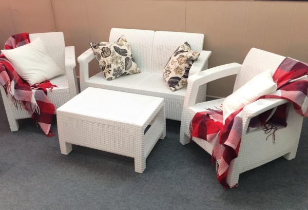 Комплект Yalta Terrace Set белый купить в Тольятти