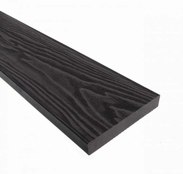Террасная доска из ДПК Terrapol Смарт 3D Полнотелая без паза Черное дерево купить в Тольятти