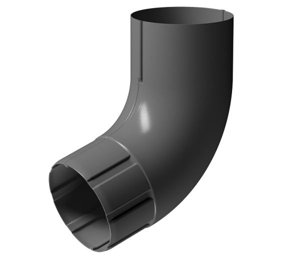 Колено 72° D90 Döcke STAL PREMIUM Графит, (RAL 7024) купить в Тольятти