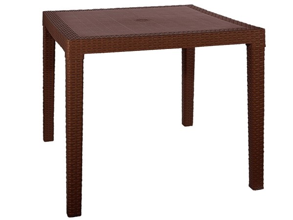 Стол квадратный FIJI Quatro Table Коричневый купить в Тольятти