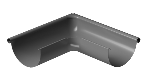 Угол внешний 90° D125 Döcke STAL PREMIUM Графит, (RAL 7024) купить в Тольятти