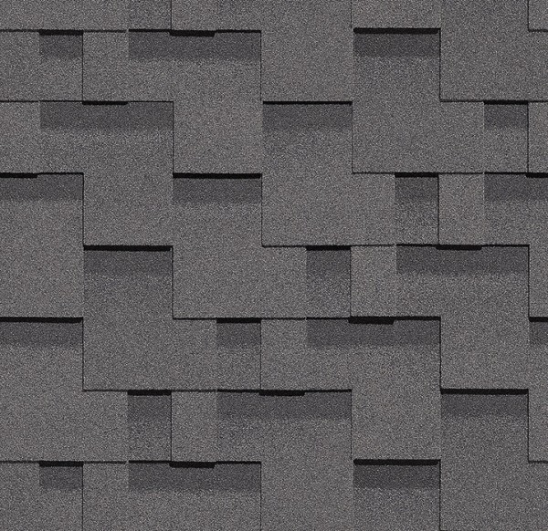 Гибкая черепица Docke, коллекция Тетрис – Серый купить в Тольятти