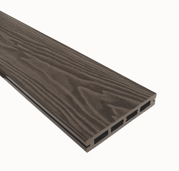 Террасная доска из ДПК Terrapol Смарт 3D Пустотелая с пазом Тик Киото купить в Тольятти