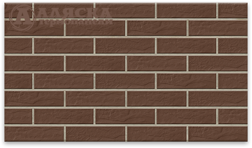 Фасадные Термопанели Аляска Braun Rustic купить в Тольятти