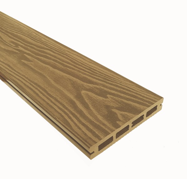 Террасная доска из ДПК Terrapol Смарт 3D Пустотелая с пазом Дуб Севилья купить в Тольятти