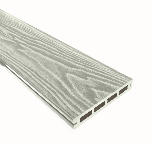 Террасная доска из ДПК Terrapol Смарт 3D Пустотелая с пазом Дуб беленый купить в Тольятти