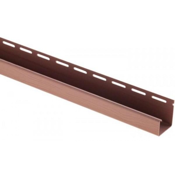 J-профиль Люкс Крашенный, T-15, ВН, Красно-коричневый купить в Тольятти