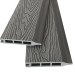 Заборная панель шип-паз EasyDecking Wood-Х 146х20 Серый купить в Тольятти