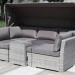 Диван-Трансформер AFINA плетеный из иск. ротанга AFM-320G Grey купить в Тольятти
