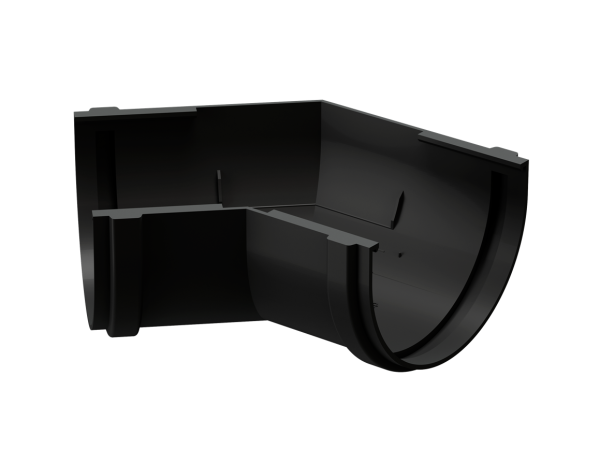 Угол желоба универсал 135˚ Docke Premium ПВХ - Карбон купить в Тольятти