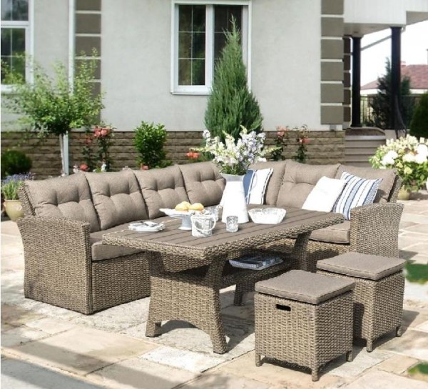 Комплект мебели AFINA плетеной из иск. ротанга AFM-307B Beige купить в Тольятти