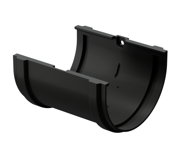 Соединитель желоба Docke Premium ПВХ - Карбон купить в Тольятти