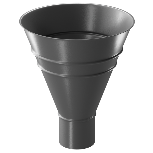 Воронка водосборная Döcke STAL PREMIUM, Графит купить в Тольятти