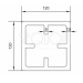 Столб SEQUOIA Evolution 3D WOOD GRAY купить в Тольятти