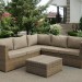 Комплект мебели AFINA плетеной из иск. ротанга YR825B Beige купить в Тольятти