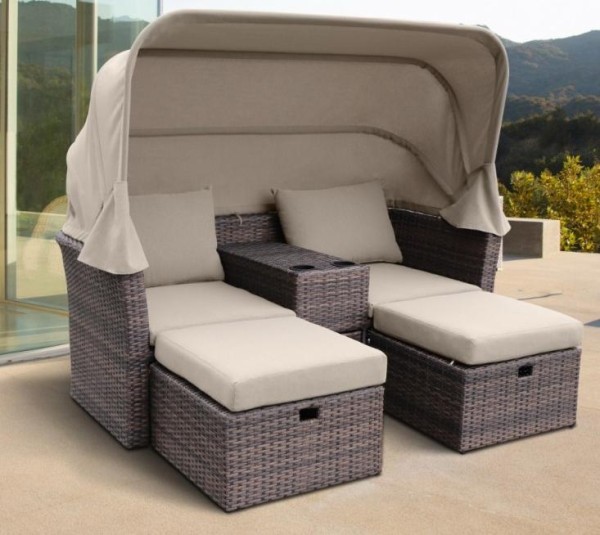 Комплект мебели AFINA плетеной из иск. ротанга AFM-330B Brown купить в Тольятти