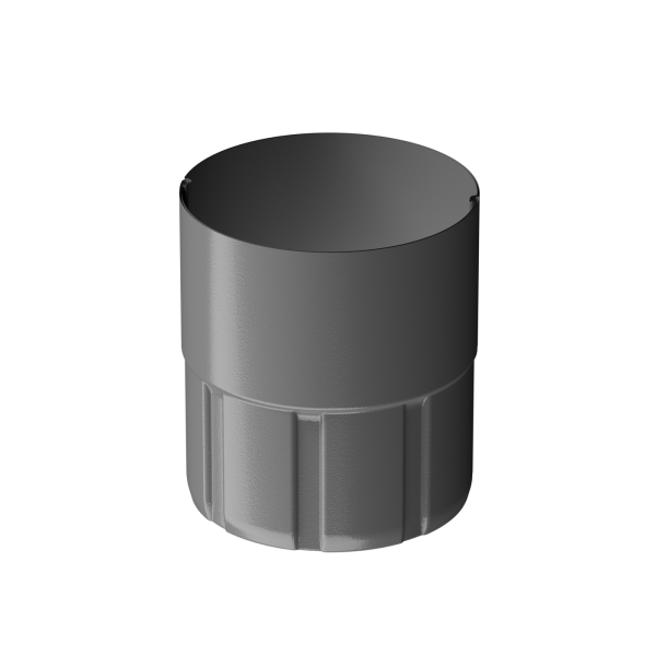 Муфта соединительная для водостока Döcke STAL PREMIUM, Графит купить в Тольятти
