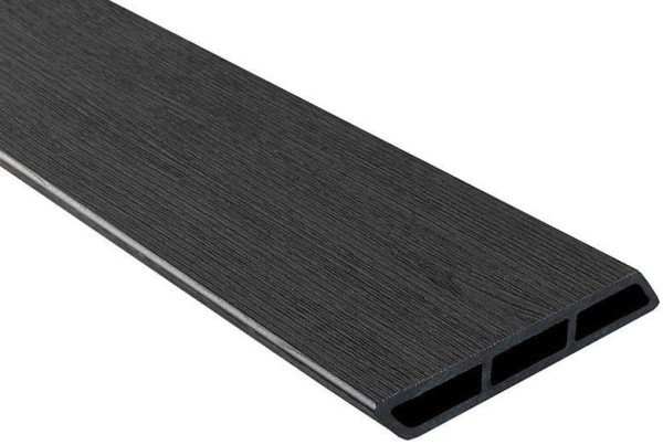 Доска Ромбус 3D ДПК Outdoor STORM BLACK черная купить в Тольятти