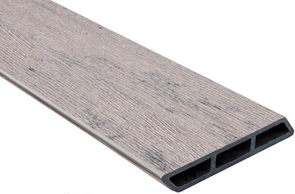 Доска Ромбус 3D ДПК Outdoor STORM GREY серая микс купить в Тольятти