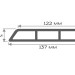 Доска Ромбус 3D ДПК Outdoor STORM GREY серая микс купить в Тольятти