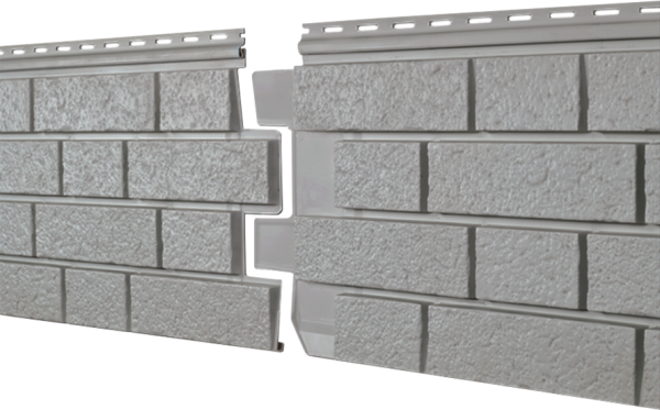 Фасадная панель Ю-пласт Стоун Хаус S-Lock Клинкер Нордик дым купить в Тольятти