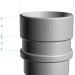 Муфта Docke Lux ПВХ Пломбир купить в Тольятти