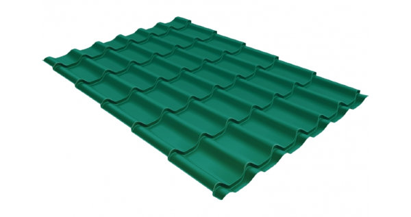 Металлочерепица классик 0,5 Satin RAL 5021 купить в Тольятти