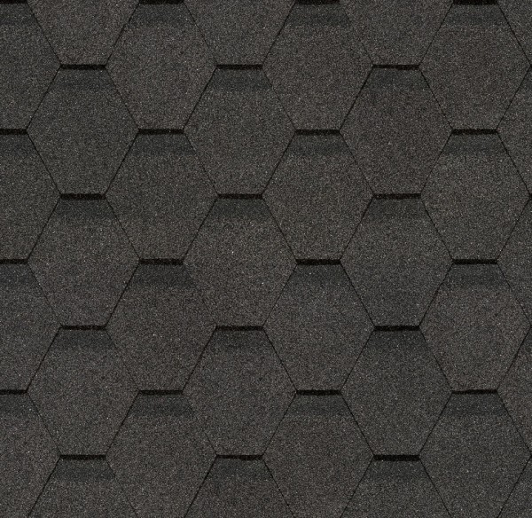 Гибкая черепица Docke, коллекция Шестигранник Серый купить в Тольятти