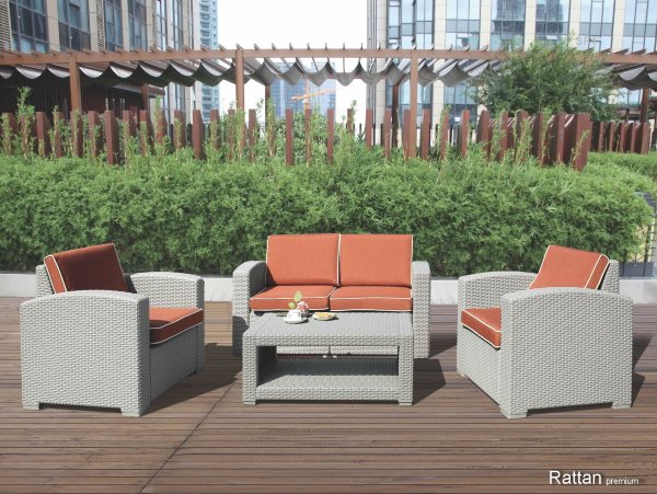 Уличные диваны и кресла коллекции Rattan Premium 4 купить в Тольятти