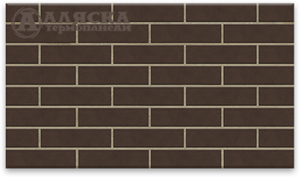 Фасадная Термопанели Аляска Amsterdam brown купить в Тольятти