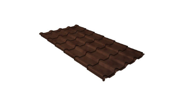 Металлочерепица камея 0,45 Safari Twincolor Brown купить в Тольятти