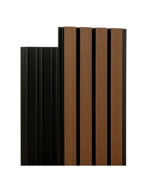 Фасадная реечная панель Ecodecking Скай коэкструзия 200х20х3000 Тик купить в Тольятти