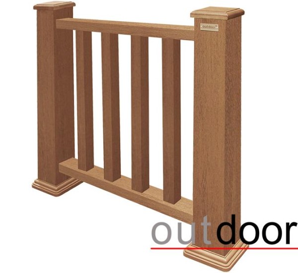 Ограждение из ДПК Outdoor Классик 3D STORM дуб купить в Тольятти
