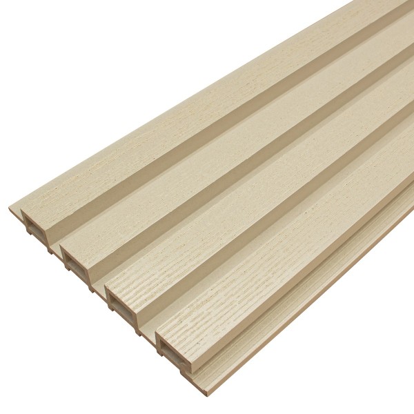 Фасадная доска из ДПК Faynag Wood Рейка Слоновая кость купить в Тольятти