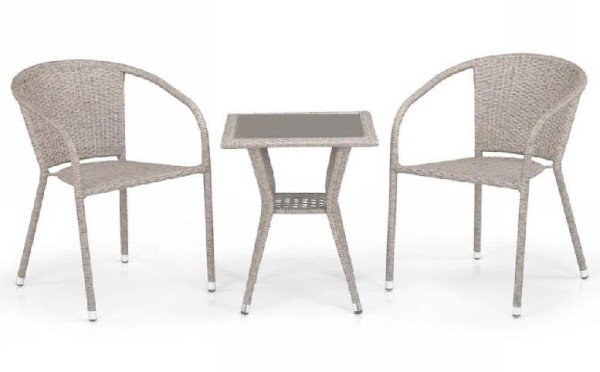 Комплект плетеной мебели AFINA из иск. ротанга T25C/Y137C-W85 Latte 2Pcs купить в Тольятти
