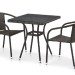 Комплект плетеной мебели AFINA из иск. ротанга T282BNT/Y137C-W53 Brown 2Pcs купить в Тольятти