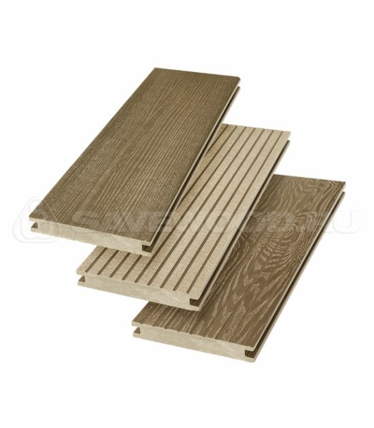Террасная доска SW Fraxinus (R) полнотелая «SaveWood» Тик купить в Тольятти