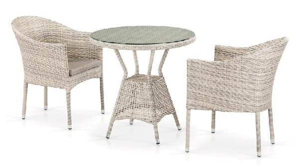 Комплект плетеной мебели AFINA из иск. ротанга T705ANT/Y350-W85 Latte 2Pcs купить в Тольятти
