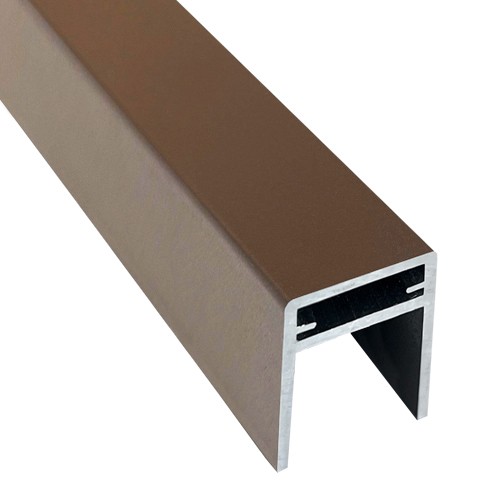 П-профиль Алюминиевый EasyDecking 35x25 Венге купить в Тольятти