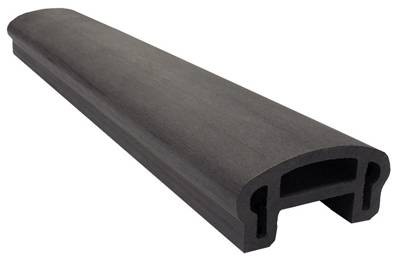 Перила вехнее фигурное Woodvex Select Графит купить в Тольятти