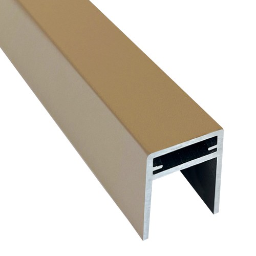 П-профиль Алюминиевый EasyDecking 35x25 Дуб купить в Тольятти