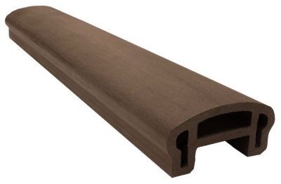 Перила вехнее фигурное Woodvex Select Темно - Коричневый купить в Тольятти