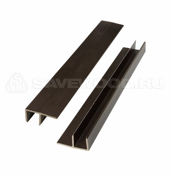 F-профиль ДПК Savewood – Тёмно-коричневый купить в Тольятти