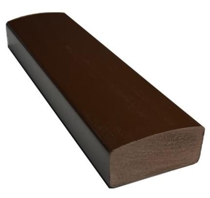 Лавочный брус Ecodecking Некст полнотелый глянцевый 70х35 шоколад купить в Тольятти