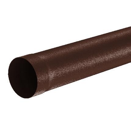 Водосток Aquasistem, Система 150/100 - Труба водосточная 1.00м RAL 8017 Коричневый matt купить в Тольятти