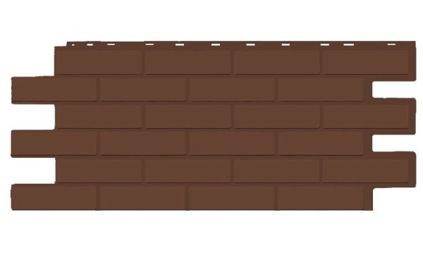 Фасадная панель T-Siding Кирпич Модерн Эко Браун купить в Тольятти