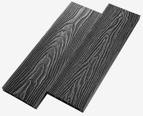 Террасная доска из ДПК RusDecking Unodeck Vintage - Графит купить в Тольятти
