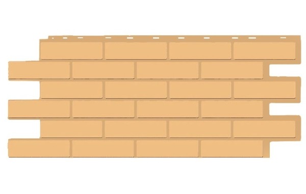 Фасадная панель T-Siding Кирпич Модерн Эко Крем купить в Тольятти